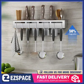 Dodoing 2 Tier Dish Drying Rack, Kitchen Storager Multifunctional Display Stand Rack Holder Kitchen Utensil Holder Set Knife Holder Countertop Storage