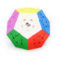 3x 3ของเล่นสำหรับเด็กลูกบาศก์ไม่ติดสติ๊กเกอร์ Megaminx Dodecahedron ลูกบาศก์ Magic ปริศนาฝึกสมองรุ่นแกะสลัก