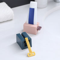 ที่บีบยาสีฟัน แบบหมุน หลอดโฟมล้างหน้า หลอดครีม อุปกรณ์ในห้องน้ำ มีให้เลือก 4 สี