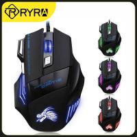 ZZOOI RYRA 5500 DPI USB Wired Gaming Mouse LED Computer Mouse Gamer RGB Mice X7 Silent Mause With Backlight Gamer Laptop Computer Mice