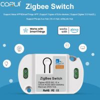 ↂ▫ CORUI EWelink Zigbee Smart Switch Module AC85-265V 10A APP Remote Control Work With Alexa Google Home SmartThings Smart Home