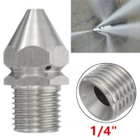 4Jet High Quality Forward Hole Cleaning Nozzle Pressure Washer Drain Sewer Cleaning Pipe Spray Nozzle Rotary Clearning Nozzle Traps Drains