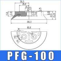 หุ่นยนต์จุกดูดอุตสาหกรรมดูดสูญญากาศสำหรับงานหนัก/Pfg-100/120 / 150 / 200/250สูตร Fiting Pipa