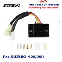 WINNERGO ตัวปรับแรงดันไฟฟ้าเรกูเลเตอร์มอเตอร์ไซด์สำหรับ Suzuki EN125 H GN125 TU250 GNX250 32800-29B1 0อาร์กติกแมวเอทีวี250 300 Qfol7x 2X4