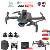 AE3 PRO Max GPS Drone 4K Professional Dual Camera Wifi FPV 3-Axis Gimbal Radar Obstacle Avoidance Dron RC Quadcopter Toy