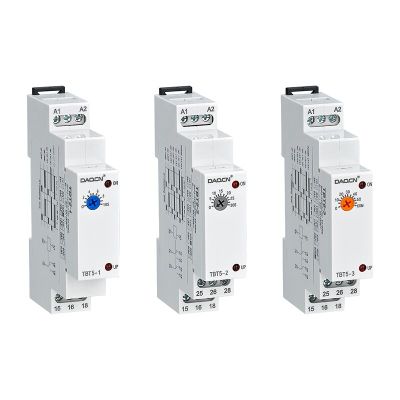 Best TBT5-3/2 din rail time relay 24-240V AC/DC universal voltage relay 220v newly time relay relay time setting range 0.1S-60m Electrical Circuitry P