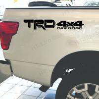 [Xiaofeitian Auto Supplies] ไวนิลสติ๊กเกอร์ติดผนัง TRD 4x4ปิดถนนชุด2รูปลอกสำหรับโตโยต้าทาโคมาทุนดราสติกเกอร์รถแฟชั่นตกแต่งรถ