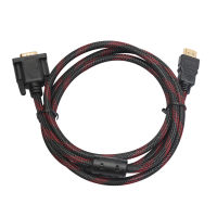 Full HD HDMI เข้ากันได้ชายกับ15ขา VGA เชื่อมต่ออะแดปเตอร์แปลงสายเคเบิ้ลสำหรับ HDTV