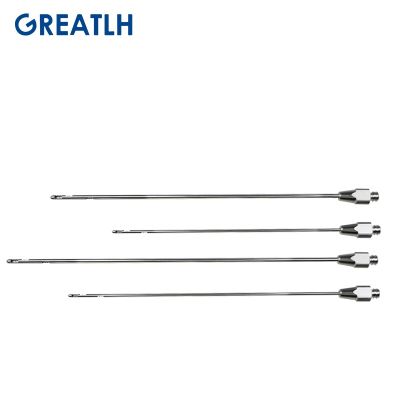Fat Harvesting Cannula Rotary Serrated 4 Holes For Stem Cells Liposuction Cannula
