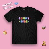 สีดำหมด*3วันจัดส่ง?เสื้อยืด gummybear