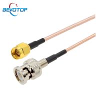 1PCS RG316 50 Ohm Pigtail SMA Male Plug to BNC Male Plug Connector RG-316 RF Coax Extension Cable Coaxial Jumper Cord