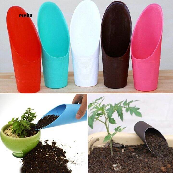 Plastic Bucket Shovel Soil Spade Garden Potted Plant Succulent Planting Tool Lazada Singapore