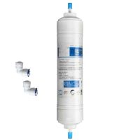 【cw】 SOOEL T33 Quick Connect INLINE COCONUT Carbon Post WATER FILTER Cartridge With 2 fitting Water Purifier REVERSE OSMOSIS