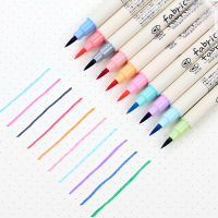 10สีแปรงปากกาชุด Fabricolor ปากกามาร์กเกอร์ปลายนุ่มสี Brushpen การประดิษฐ์ตัวอักษร Finecolour แปรงรู้สึกศิลปะเครื่องหมายเครื่องเขียน