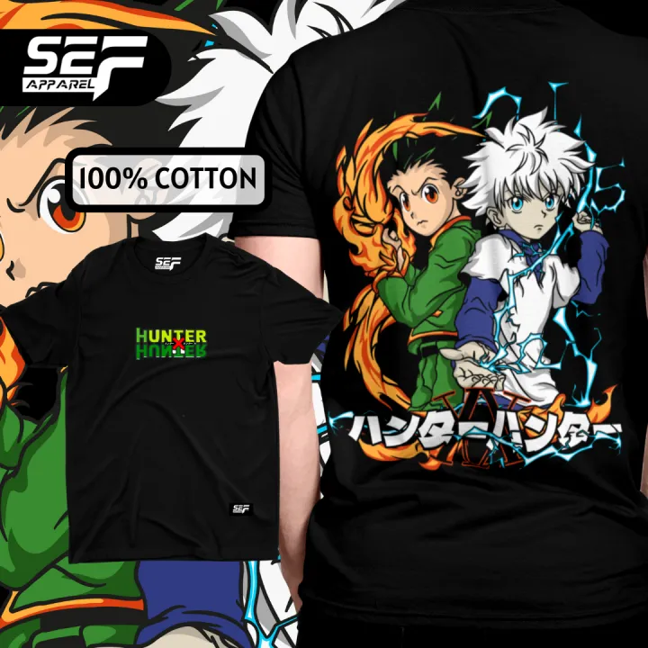 SEF Apparel Anime T-shirt Series Hunter X Hunter T shirt 100% Cotton Textile Ink Printing 100% Good Quality Manga T-shirt Hunter X Hunter Gon and Killua | Lazada PH SEF Apparel Anime T-shirt Series Hunter X Hunter T shirt 100% Cotton Textile Ink Printing 100% Good Quality Manga T-shirt Hunter X Hunter Gon and Killua | Lazada PH