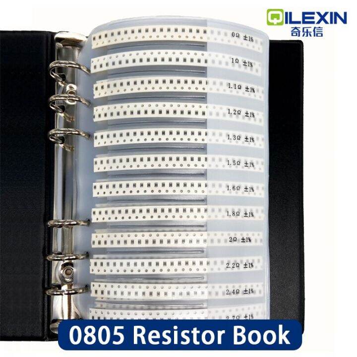 resistor-kit-smd-book-0805-chip-resistor-assortment-kit-0201-0402-0603-1206-1-fr-07-smt-170-values-0r-10m-smd-sample-book