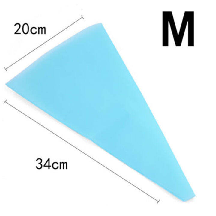 hot-congbiwu03033736-ถุงถุงบีบครีมซิลิโคนใช้ซ้ำได้1ชิ้นถุงขนมโรยหน้าเค้กไอซิ่งตกแต่งคัพเค้กเครื่องมือ-ถุงอุปกรณ์ทำเค้ก