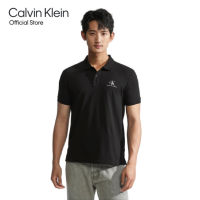 CALVIN KLEIN  เสื้อโปโลผู้ชาย ทรง Regular  รุ่น J319635 BEH - สีดำ