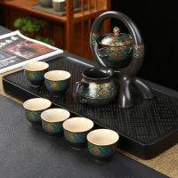 【hot】✜◕ High-end matcha set Semi-automatic Set Chinese ceramic juego de te Room