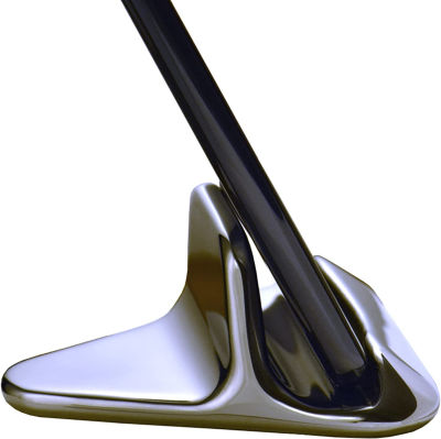 TrueGem Cell Phone or Tablet Stand. 1/2 lb. of Stainless Steel. iPhone, ipad, Cellphone, Mobile Phone Holder for Desk.