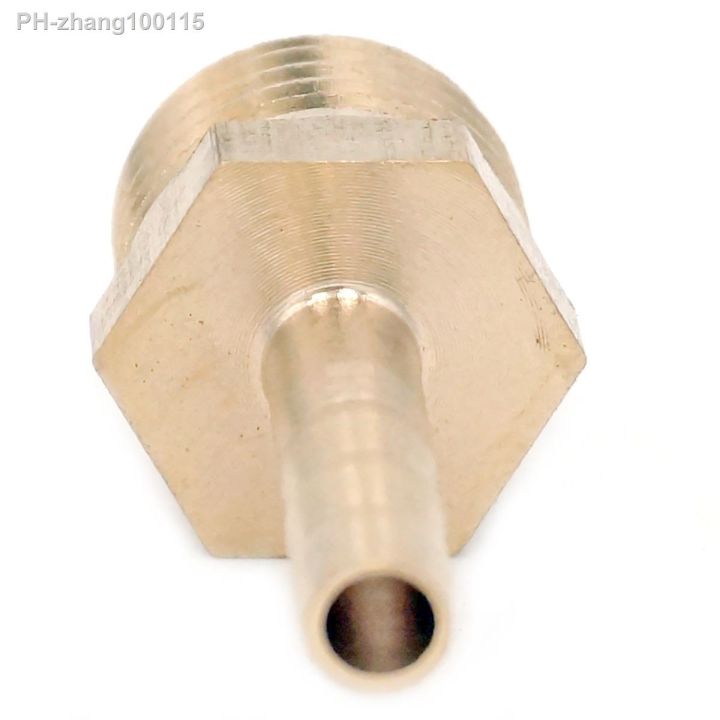 lot-5-hose-barb-i-d-4mm-x-1-4-quot-bsp-male-thread-brass-coupler-splicer-connector-fitting-for-fuel-gas-water