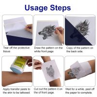 【‘= Tattoo Transfer Paper 5/10Pcs Master Classic 4 Layers Freehand Tattoo Transfer Machine Thermal Copier High Quality  Stencil