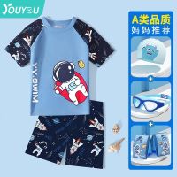 Speedo Speedo Childrens Swimsuit Boy Summer Swimsuit 2022 New Hot Spring Childrens Split Swimming Trunks Male