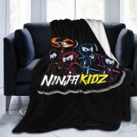 2023 in stock Ninja Kidz Blanket Ultra Soft Throw Flannel Blanket Warm Printed Fashion Washable Blanket for Bed Couch Chair Living Room，Contact the seller to customize the pattern for free