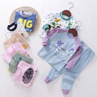 0-2year Baby Clothes Set 2021 Winter Cotton Newborn Baby Boys Girls Clothes 2PCS Baby Pajamas Unisex Kids Clothing Sets+Gifts  by Hs2023