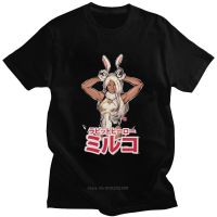 Funny My Hero Academia Tshirt Men Soft Cotton Anime Rabbit Hero Miruko Tees Round Collar Short Sleeved Printed T Shirt Harajuku 【Size S-4XL-5XL-6XL】