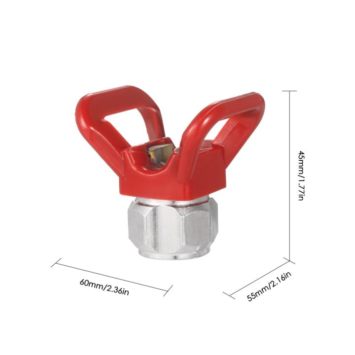 kkmoon-สีพ่นอุปกรณ์เสริมเครื่องมือเอนกประสงค์สีพ่นสูญญากาศ-s-อธิษฐาน-g-un-หัวตัดที่ป้องกันหัวฉีดสำหรับ-graco-ไททันวากเนอร์เครื่องพ่นสี