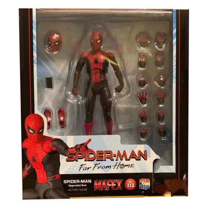 zzooi-ko-mafex-113-103-spiderman-action-figure-toys-high-quality-multi-accessories-spider-man-movable-model-dolls-collectible-gifts