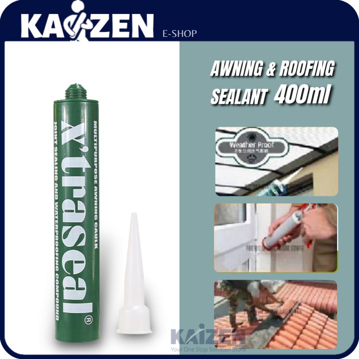 X'traseal Awning & Roofing Sealant Awning & Roofing Caulks 400ml (Grey ...