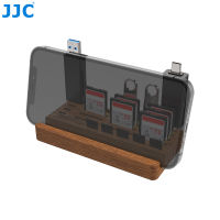 JJC USM-1 ที่วางโทรศัพท์มือถือไม้แท้สามารถเสียบ SD, TF, USB card