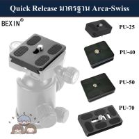 ✨ร้านคนไทย✨QUICK RELEASE PLATE PU25 PU40 และ PU50 สำหรับขาตั้งกล้องมาตรฐาน Arca Swiss ( Quick release plate PU25 PU40 PU50 )