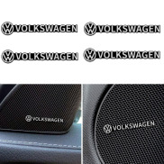 4 cái mới bộ Loa xe hơi hộp giữa tấm dán logo phụ kiện ô tô cho Volkswagen