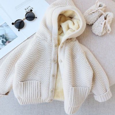 Autumn Winter Solid Fashion Harajuku Kids Sweater Outerwear Long Sleeve Korean Knitting Cardigan for Girls and Boys Cute Tops