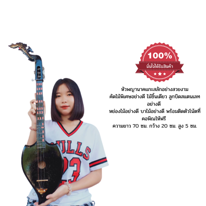 พิณโปร่งทรงใบโพธิ์-แถมฟรี-สายสำลอง-ปิค-คู่มือ-สายสะพาย-ส่งฟรี