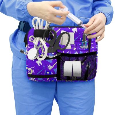 Twoheartsgirl กระเป๋าคาดเอวพยาบาลเครื่องมือถุงผ้าเก็บของสากลกระเป๋าจุของได้มากการปฏิบัติได้