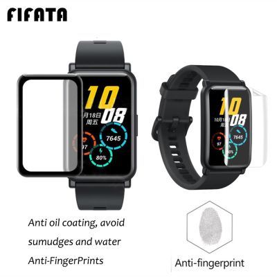 FIFATA 3D Curved / HD Clear TPU Full Edge For Huawei watch fit Protective Film For Honor watch ES Screen Protector Accessories Drills Drivers