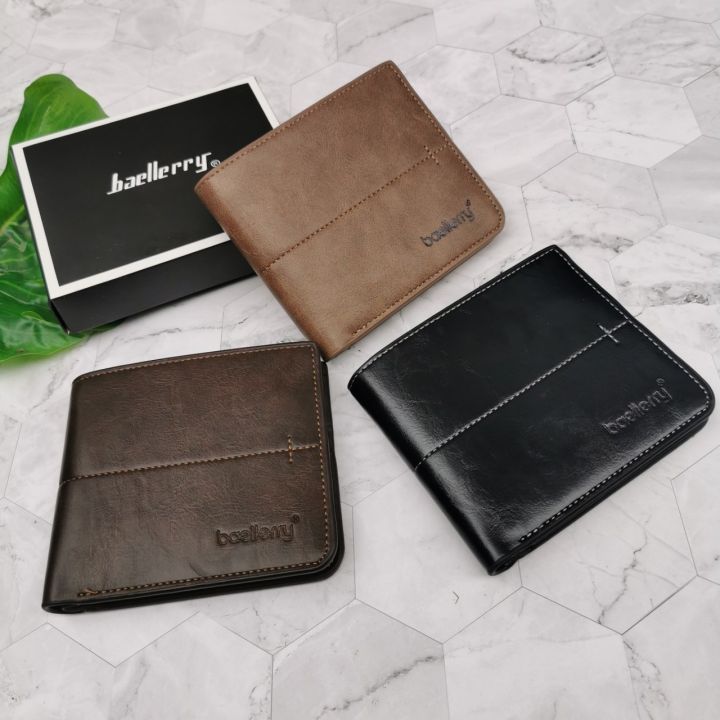 กระเป๋าสตางค์แบรนด์-baellerry-100-งานสวยงานดี-หนังpu-พร้อมกล่องแบรนด์