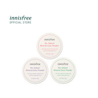 Innisfree No-sebum mineral color powder 5 g อินนิสฟรี โนซิบัม คัลเลอร์ พาวเดอร์ sebum-control mineral powder แป้งคุมมัน ปรับสีผิวให้กระจ่างใส #แป้งพัฟคุมมัน  #แป้งตลับคุมมัน   #แป้งฝุ่น   #แป้งพัฟ