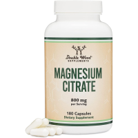 Double wood Magnesium Citrate 800mg/serving 180 caps