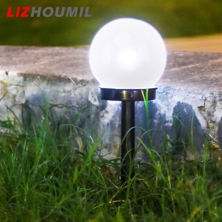 lizhoumil-ไฟสนามหญ้าหลอดไฟให้แสงสว่าง-led-พลังงานแสงอาทิตย์-ไฟตกแต่งสวนพลังงานแสงอาทิตย์โคมไฟสนามหญ้าสีขาวโคมไฟทางเดินกันน้ำ