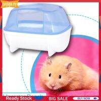 QJJ♈Hamster Cage Bathroom Bathtub Toilet Plastic Clear Small Sauna Bath Basin