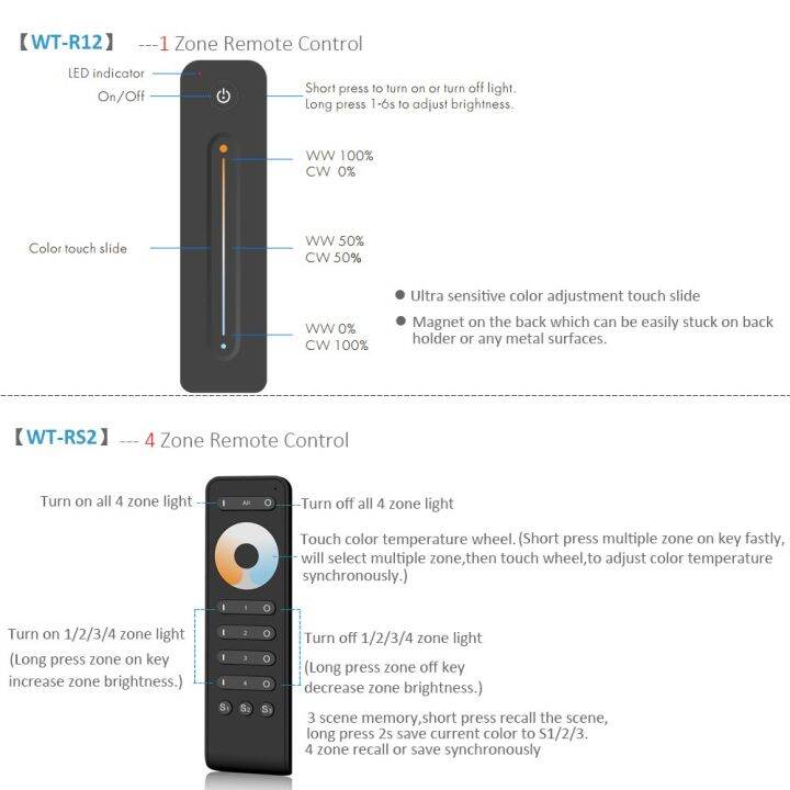 sakelar-peredup-led-cct-12v-24v-36v-rf-ไร้สาย2-4g-2ch-wifi-อัจฉริยะระยะไกล-ww-cw-ตัวควบคุมไฟ-led-สำหรับ-ct-เดี่ยวสีแอลอีดี-v2-l