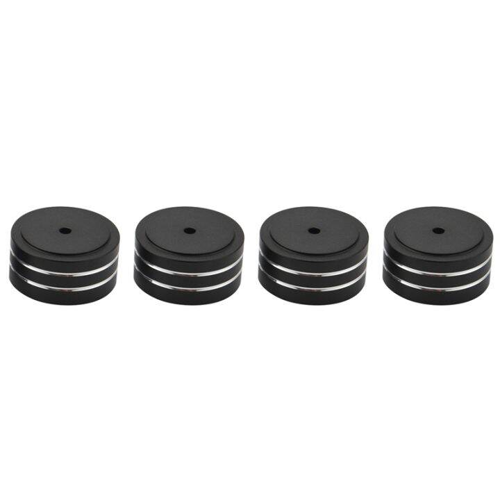 4Pcs 40X20Mm Aluminum HiFi AMP Speaker Isolation Stand Turntable DAC