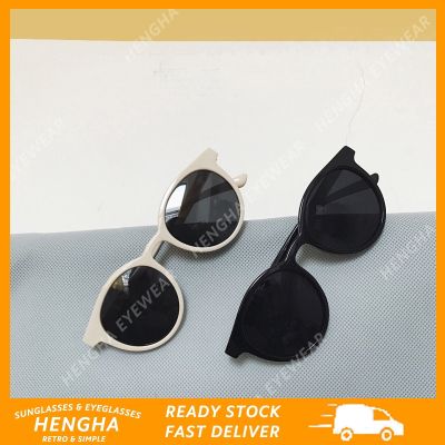 【HENGHA】 แว่นกันแดด ทรงแคทอาย สไตล์เรโทร สำหรับผู้หญิง QC8191601