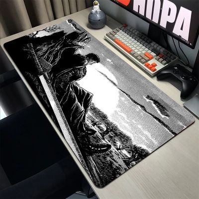 ☼ Berserk Mousepad Anime Mouse Pad XXL Keyboard Pads Large Laptop Play Mats Speed Anti-slip Desk Mat Office Mousepads Manga Carpet