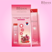 Bloss Jeli Bright Booster 25g. 5 pcs.(บลอสส์ เจลิ ไบรท์ บูสเตอร์ 25 กรัม x 5 ซอง จำนวน 1 กล่อง) เจลี่สีแดงผิวกระจ่างใส